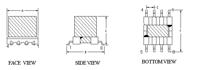 Ep Series SMD Transformer with Low Loss for Microcomputer Equipments